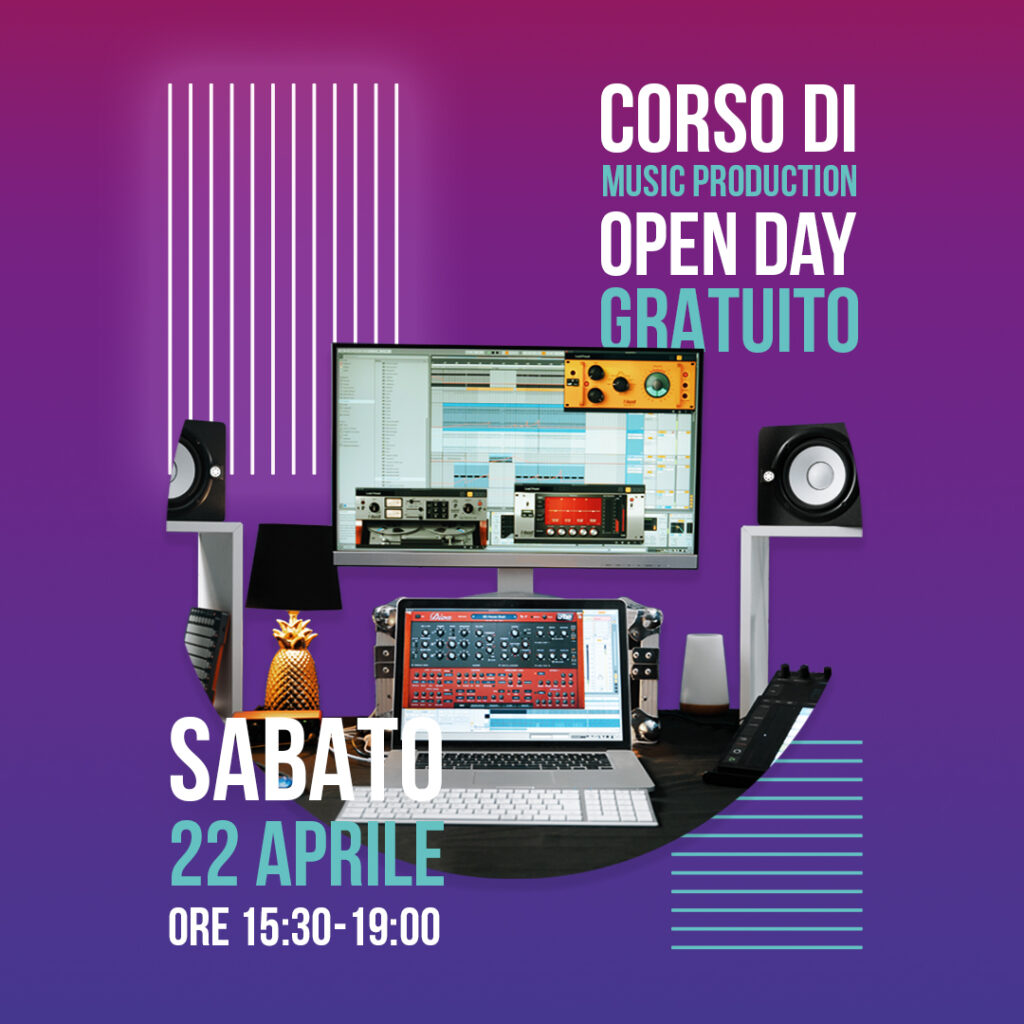 presentazione corso di produzione musicale e musica elettronica deejay